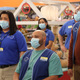 Kaliko Kauahi as Sandra, Colton Dunn as Garrett, Nico Santos as Mateo in the Superstore series finale
